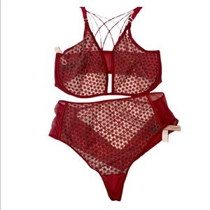 Victoria’s Secret Starburst Bra & Panty 38DDD